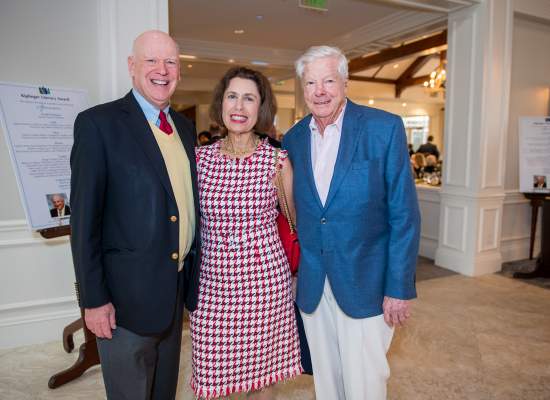 Knight Kiplinger with Phyllis and Jerry Rappaport