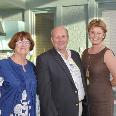 Joan Amerling, Rip Fisher, Leigh Garry