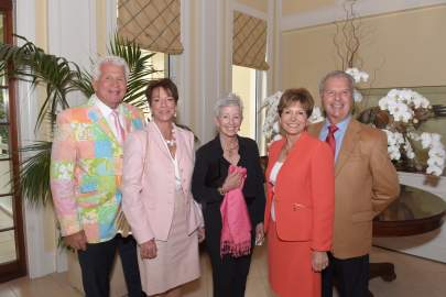 Frank Byers, Karen Rodgers, Eileen Morris, Sally and Lee Rose