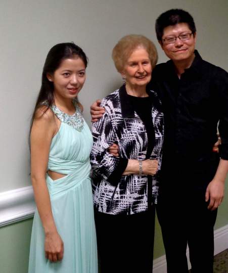 Catherine, Elisabeth Lahti, and Tao