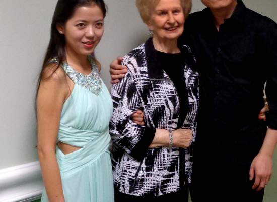 Catherine, Elisabeth Lahti, and Tao