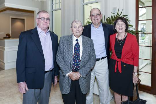 Comm Harold Jenkins, Dennis Hudson Jr., Rick & Janet Hartman