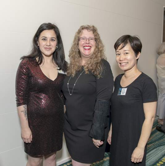 JoAnn Chaney, Linda Weiksnar and Yangsze Choo
