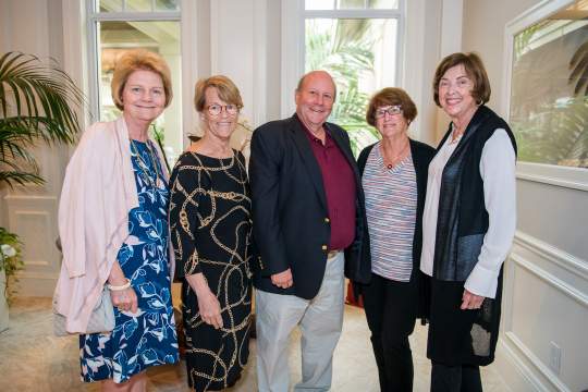 Mary Farrell, Noreen and Rip Fisher, Joan Amerling and Charlotte Gilmore