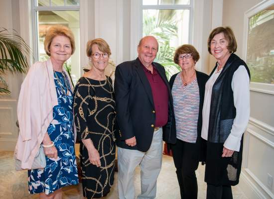 Mary Farrell, Noreen and Rip Fisher, Joan Amerling and Charlotte Gilmore