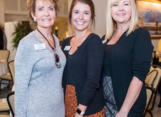 Paula Hundt, Courtney Buckel and Lauren Adrian