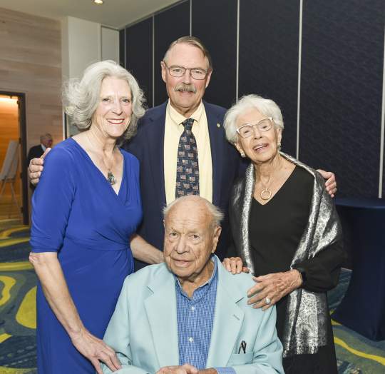 Prest Blake, Widget and Jim Webert, Helen Blake