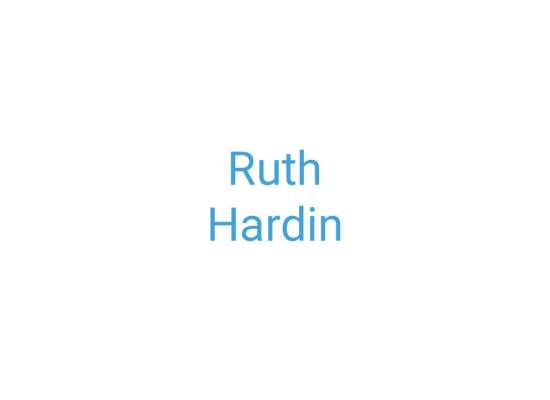 Ruth Hardin