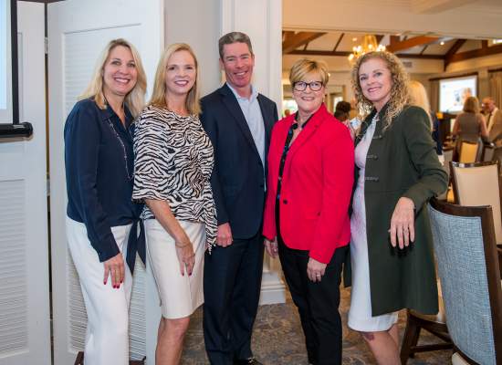 Tammy Matthew, Christine Delvecchio, Steve McGovern, Bonney Johnson and Denise Ehrich